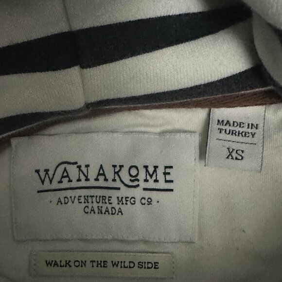 NWOT Wanakome Navy Stripe Artemis Hoodie - Size XS - Picture 10 of 10